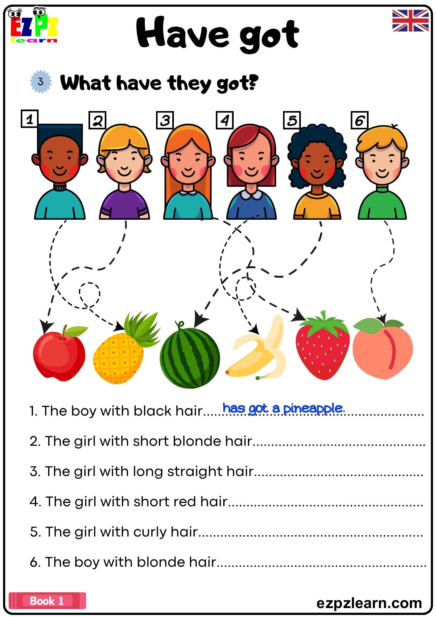 Have Got Grammar Worksheet  Answer the Questions. What Have they Got pdf